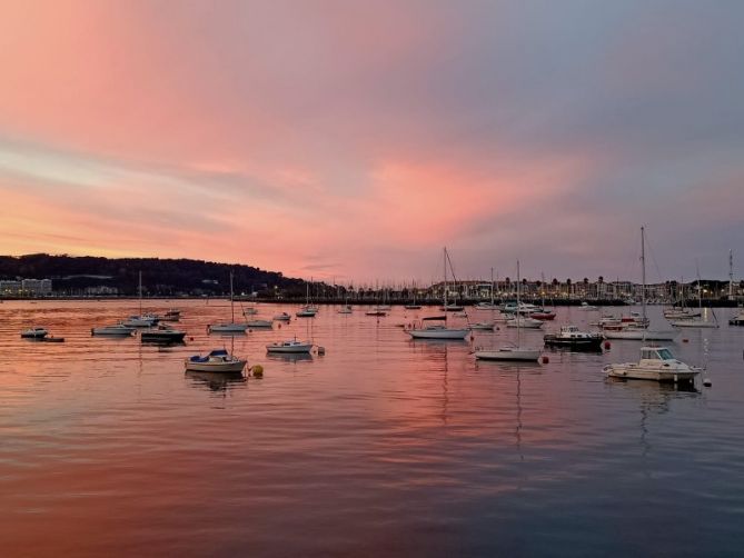 Bahía de Txingudi: foto en Hondarribia