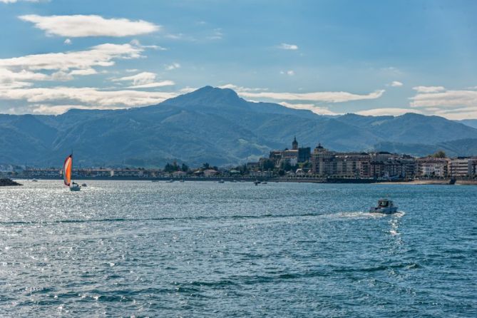 Bahía de Txingudi: foto en Hondarribia