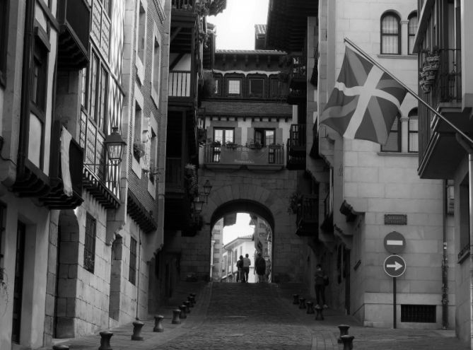 Bienvenidos al camino: foto en Hondarribia