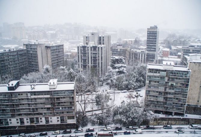 En blanco: foto en Donostia-San Sebastián