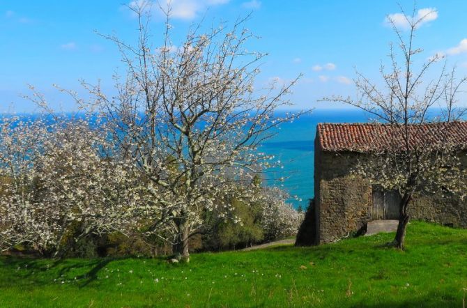 Borda costera: foto en Zarautz