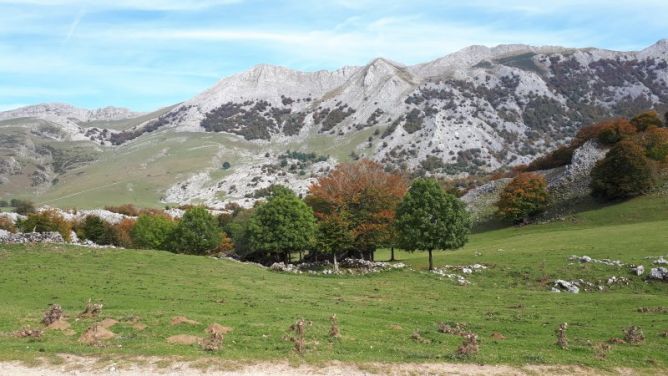 Camino al cielo: foto en Zegama