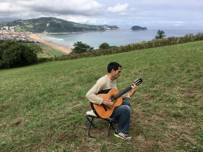 Cantando a Zarautz : foto en Zarautz