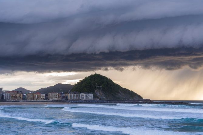 Cielo tormentoso: foto en Donostia-San Sebastián