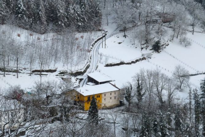 Cuando llega el invierno: foto en Beasain