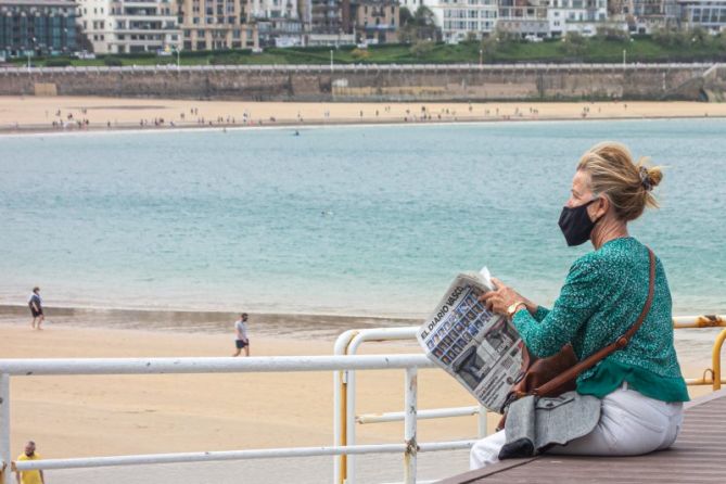 Disfrutando: foto en Donostia-San Sebastián