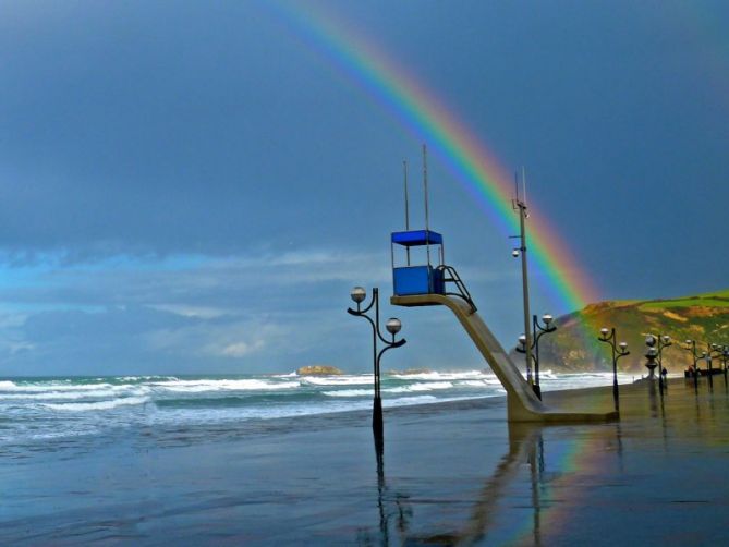 Erromako subia : foto en Zarautz