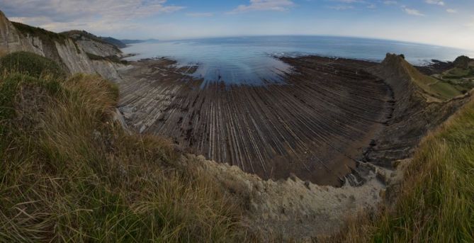 flysch: foto en Deba