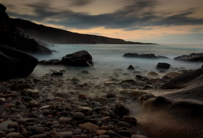 La fuerza del mar: foto en Hondarribia