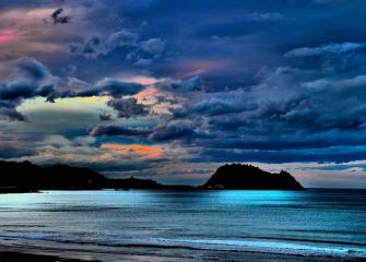 La hora azul del Atardecer 
