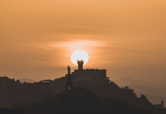 Igueldo iluminado: foto en Donostia-San Sebastián