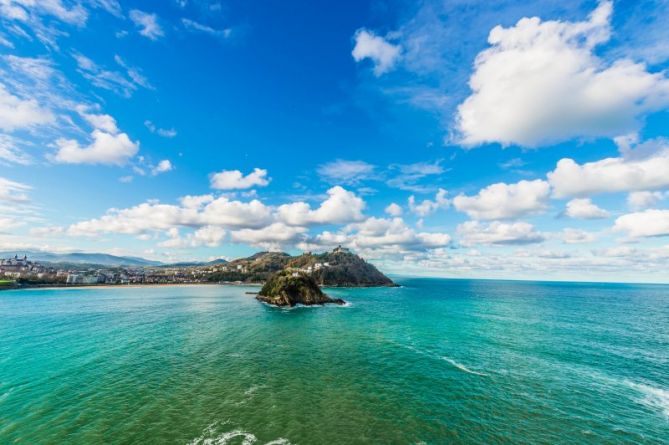 Isla de Santa Clara,playas,y costa.: foto en Donostia-San Sebastián