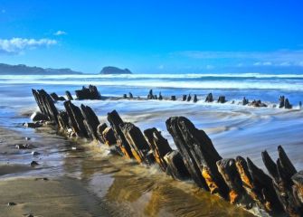 Las quillas del Barco Aleman Gustaw 