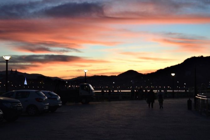 Lienzo en el cielo: foto en Donostia-San Sebastián