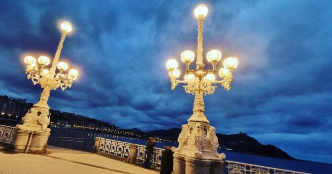 Luces de la ciudad: foto en Donostia-San Sebastián