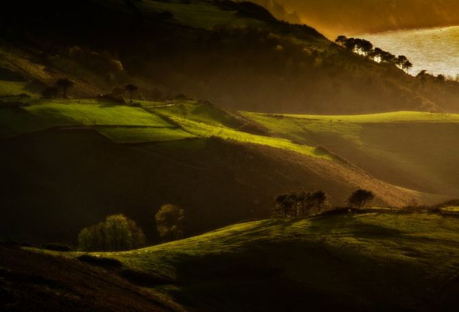 Luces rasantes: foto en Pasaia