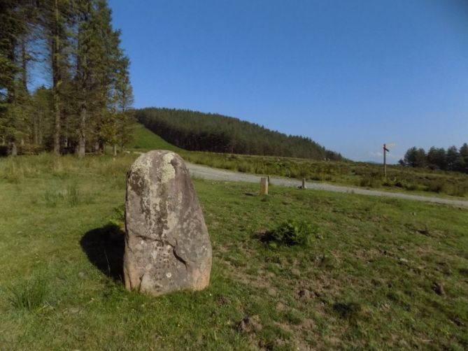 Menhir de Usabelartza.: foto en Andoain