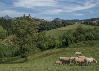 Monte,Iglesia y Pueblo