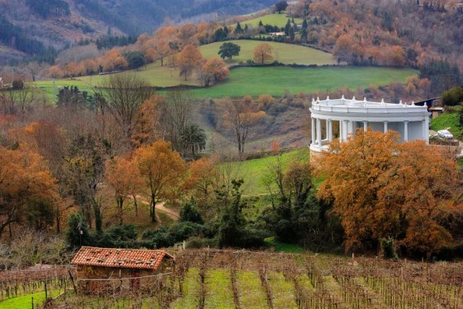 Otoño en el Torreón: foto en Zarautz