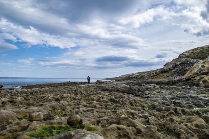 Paramoudras: foto en Hondarribia