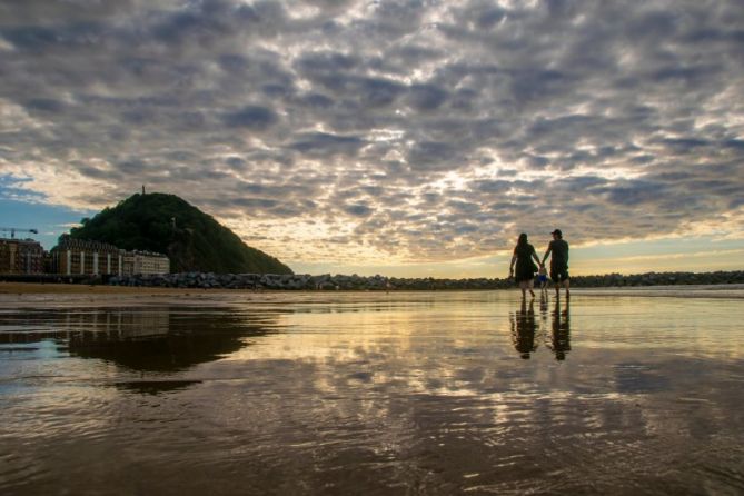 Un paseo por las nubes: foto en Donostia-San Sebastián