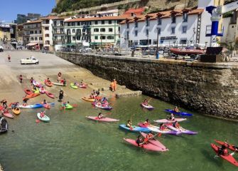 Piraguas en Donosti 