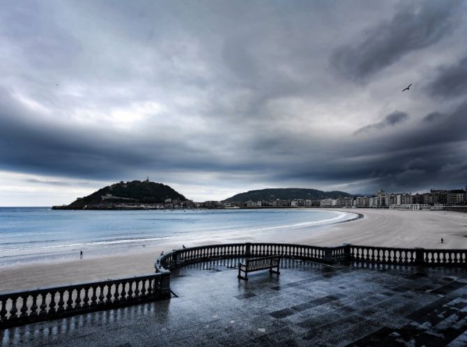 "Playa de la Concha": foto en Donostia-San Sebastián