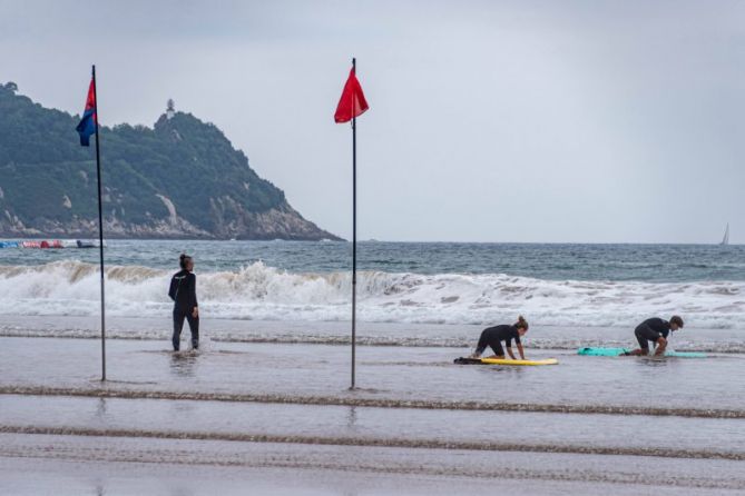 PLAYA DE ZARAUTZ: foto en Zarautz