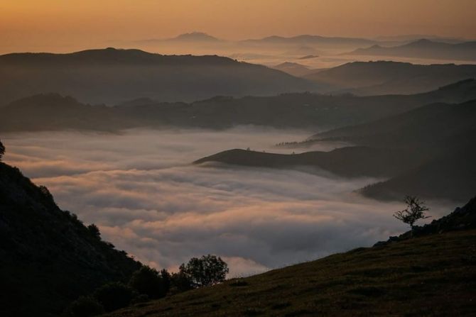 Por encima de las nubes: foto en Azpeitia