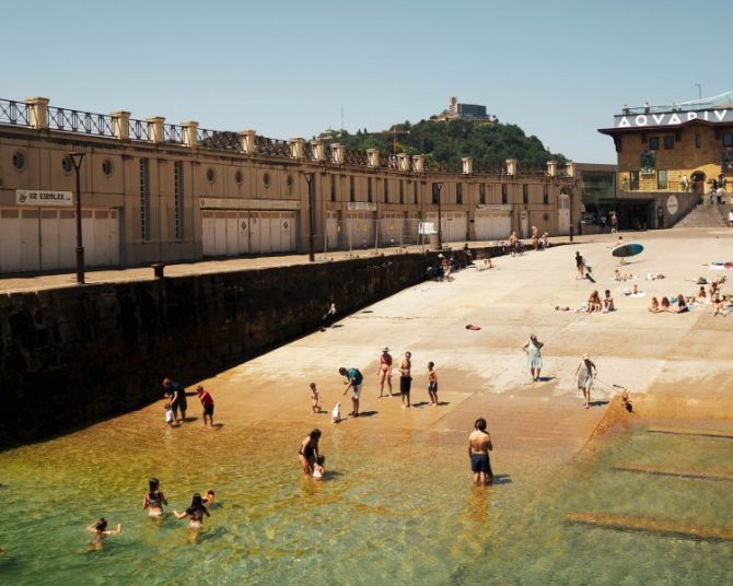 Portuko hondartza: foto en Donostia-San Sebastián