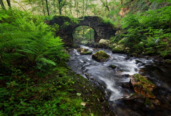 Puente Zorrola: foto en Oiartzun