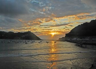 Puesta de sol en La Concha