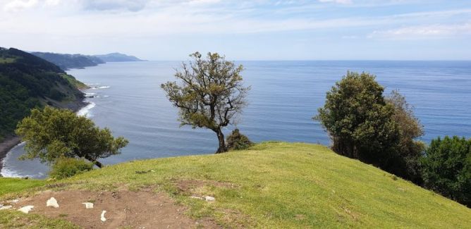 Punta Mendata: foto en Deba