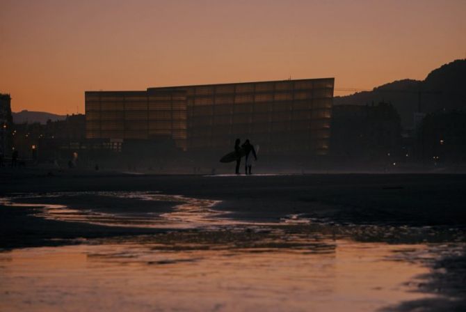 Reflejo del mar: foto en Donostia-San Sebastián