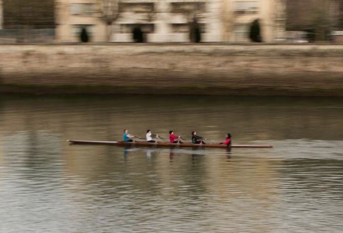 En el río: foto en Donostia-San Sebastián