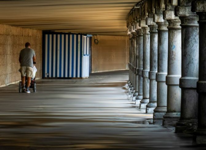 Soportales de la Concha: foto en Donostia-San Sebastián