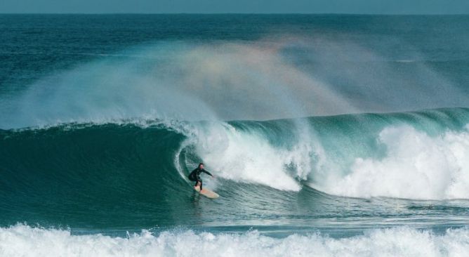 Surfeando Viento Sur.: foto en Donostia-San Sebastián