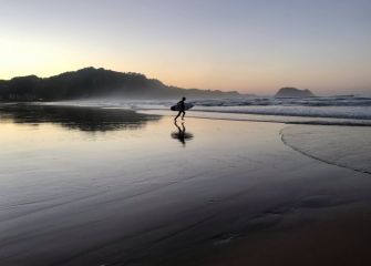 Surfing Zarautz