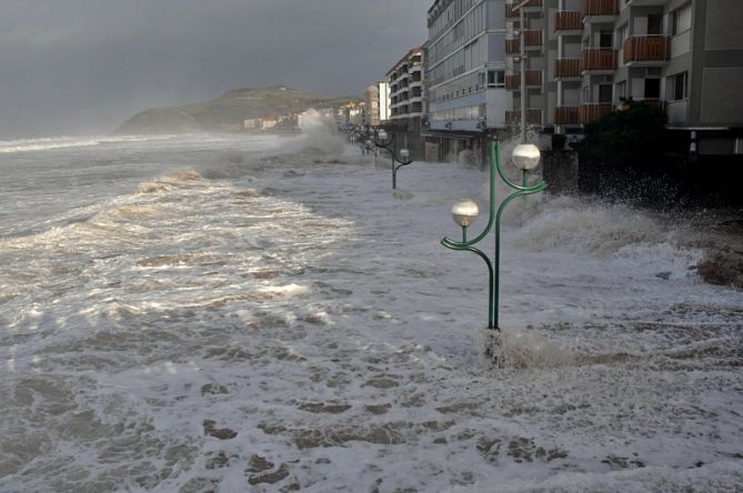 Temporal: foto en Zarautz