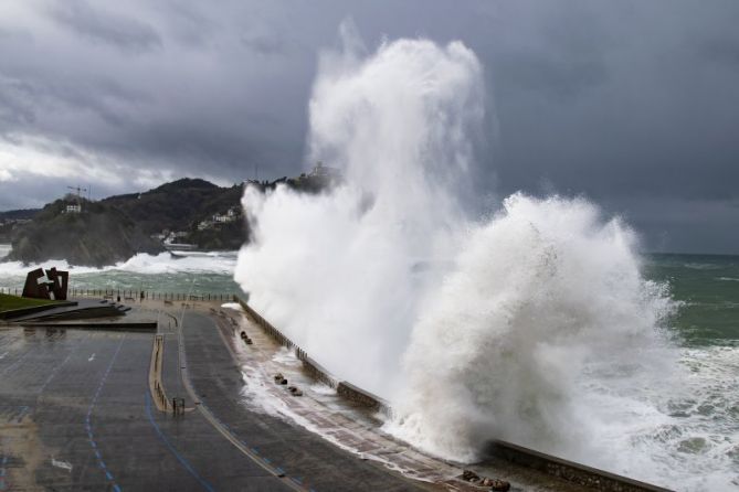 Temporales donostiarras: foto en Donostia-San Sebastián