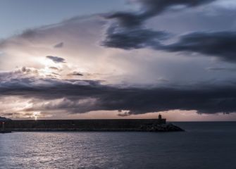 TORMENTA EN EL ESPIGON DE ZUMAIA