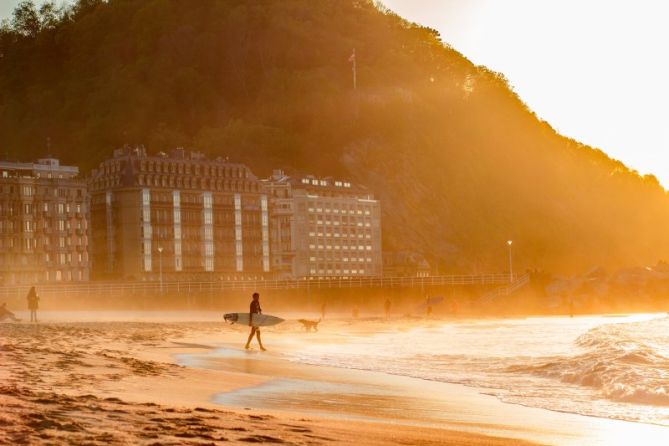 Últimos rayos de Abril: foto en Donostia-San Sebastián