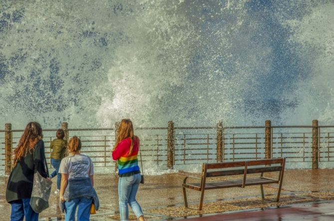  a ver si nos mojamos: foto en Donostia-San Sebastián