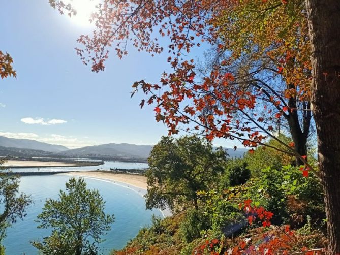 Vistas desde la carretera: foto en Hondarribia