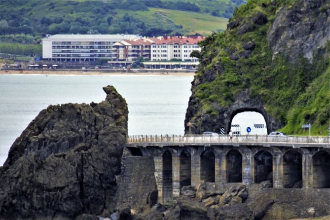 Zarautz desde Getaria: foto en Zarautz