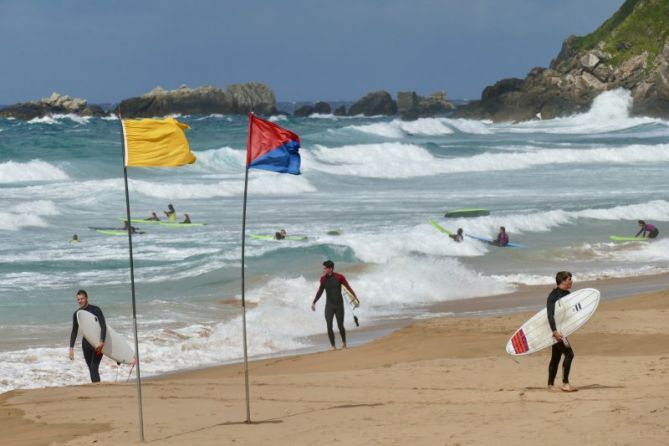 Zarauzko hondartza 2021 : foto en Zarautz