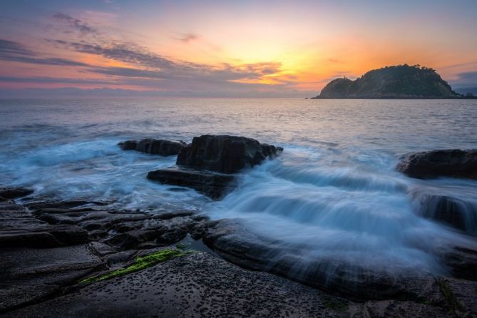 Amanece en Getaria: foto en Getaria