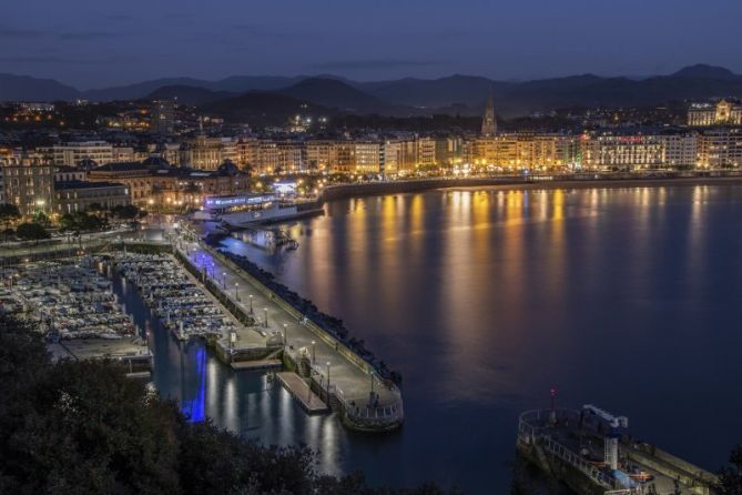 Donostia la nuit: foto en Donostia-San Sebastián