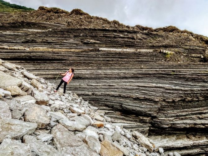 Líneas: foto en Zumaia