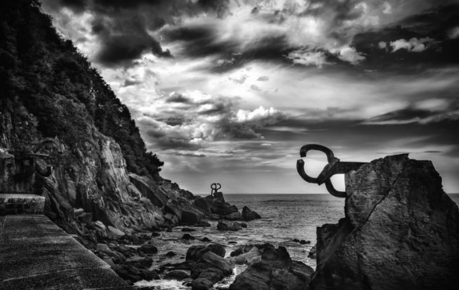 Los tres peines: foto en Donostia-San Sebastián